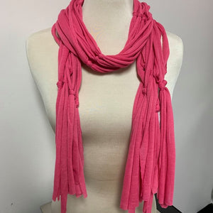 A Pink Knot Scarf