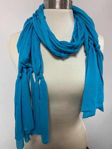 A Blue Knot Scarf