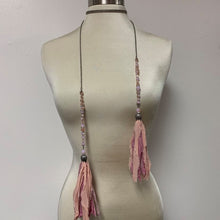 Load image into Gallery viewer, Fabric Tassel Necklace