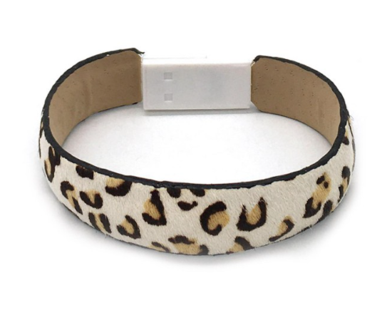 Leopard Print USB Charger / Bracelet