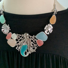 Load image into Gallery viewer, Mermaid Sea Glass Necklace