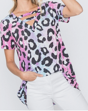 Load image into Gallery viewer, Heimish Tie Dye and Animal Print Top