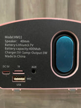 Load image into Gallery viewer, Vintage Bluetooth Speaker (Pink)