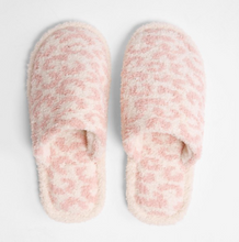 Load image into Gallery viewer, Luxe Animal Print Slide On Slippers - Pink