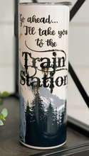 Load image into Gallery viewer, Yellowstone Train Station 20oz. Skinny Tumbler
