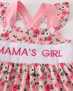 "Mama's Girl" Pink Floral Dress