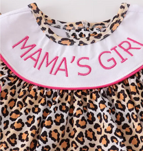 Load image into Gallery viewer, Mama&#39;s Girl Leopard Bubble Romper