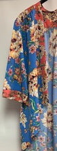 Load image into Gallery viewer, Periwinkle Blue And Coral Kimono